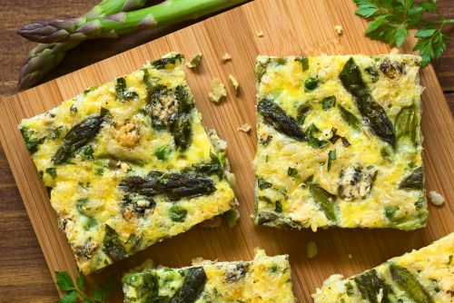 Frittata groene asperges feta
