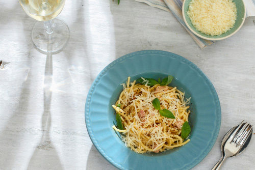 zelfgemaakte-pasta-carbonarasaus