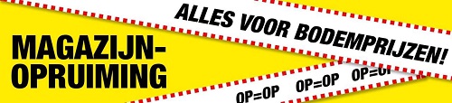 Kelderrestanten op = op! Kelderrestanten op = op!