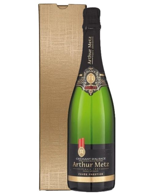 Arthur Metz Crémant d'Alsace Brut Prestige in cadeaudoos Arthur Metz Crémant d'Alsace Brut Prestige in cadeaudoos