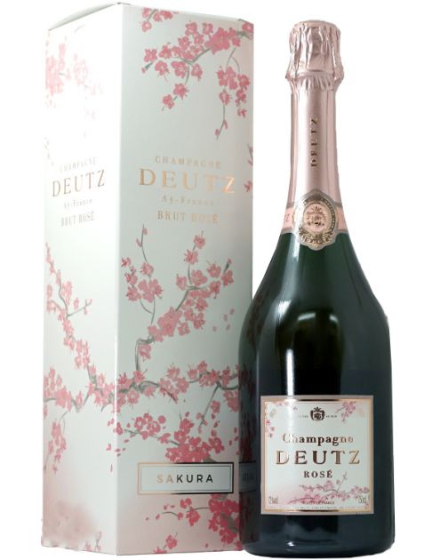Champagne Deutz Rosé Sakura Limited Edition in giftbox Champagne Deutz Rosé Sakura Limited Edition in giftbox