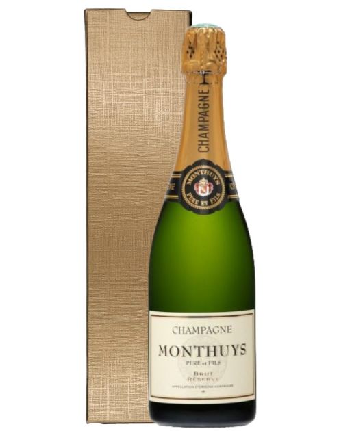 Champagne Monthuys Brut Réserve in cadeaudoos Champagne Monthuys Brut Réserve in cadeaudoos