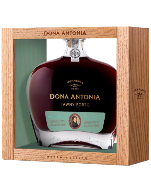 Ferreira Dona Antonia 20 years Old Tawny Porto in limited edition karaf Ferreira Dona Antonia 20 years Old Tawny Porto in limited edition karaf