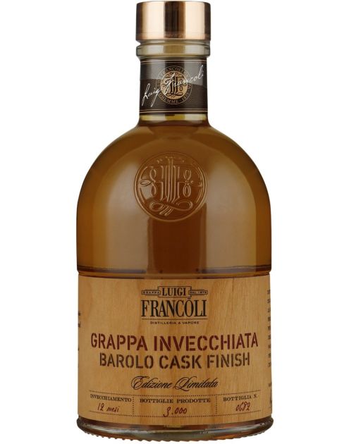 Luigi Francoli Grappa Barolo Cask Finish Luigi Francoli Grappa Barolo Cask Finish