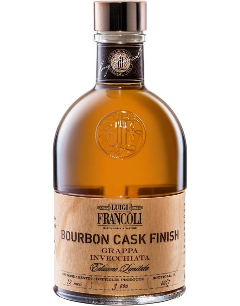 Luigi Francoli Grappa Bourbon Cash Finish Luigi Francoli Grappa Bourbon Cash Finish