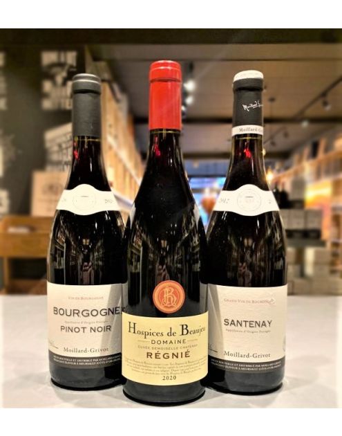 Proefpakket Bourgogne Rood (3 flessen) Proefpakket Bourgogne Rood (3 flessen)