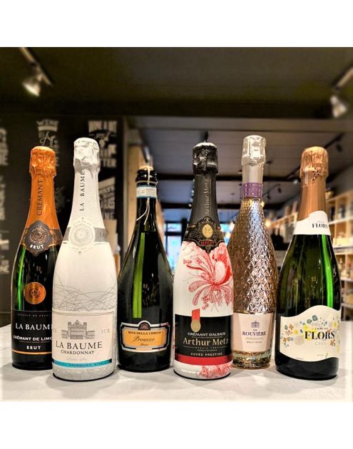 Proefpakket bubbels (6 flessen) Proefpakket bubbels (6 flessen)