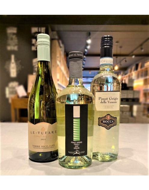Proefpakket Pinot Grigio (3 flessen) Proefpakket Pinot Grigio (3 flessen)