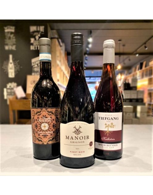 Proefpakket Pinot Noir (3 flessen) Proefpakket Pinot Noir (3 flessen)
