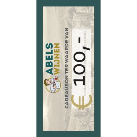 Cadeaubon t.w.v. €100,-