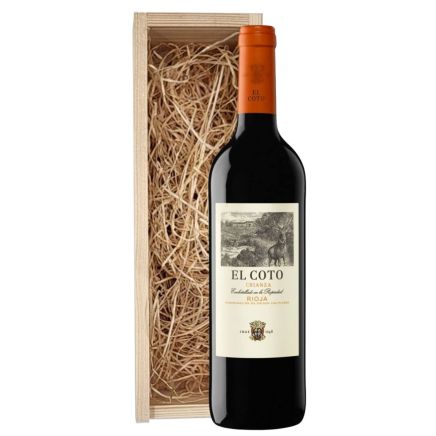 El Coto Crianza Rioja in houten kist