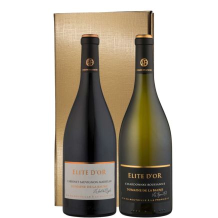 2 La Baume wijnen in luxe cadeaudoos