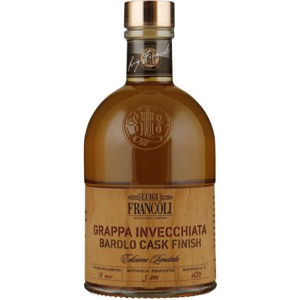 Luigi Francoli Grappa Barolo Cask Finish
