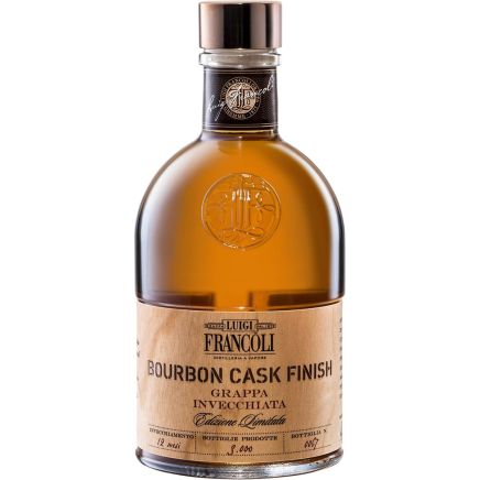 Luigi Francoli Grappa Bourbon Cash Finish