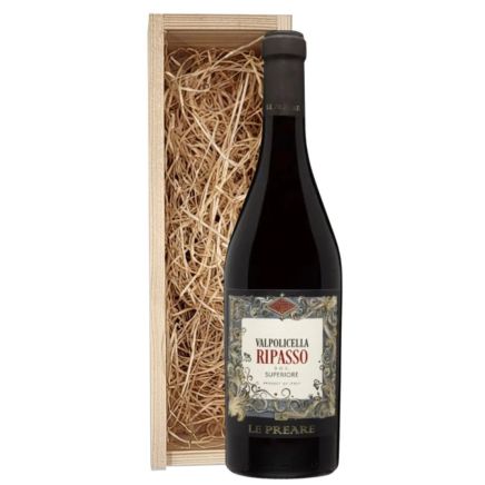 Le Preare Valpolicella Ripasso Superiore in houten kist