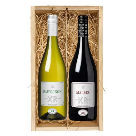 XR Malbec + XR Sauvignon in houten kist