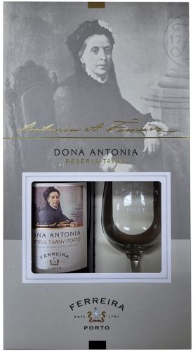 Ferreira Dona Antonia Reserve Tawny in giftbox met glas