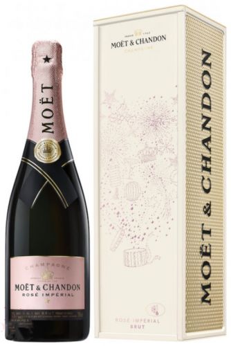 Moët & Chandon Brut Rosé Imperial Champagne in metalen giftbox limited edition