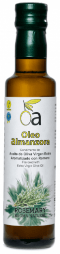Oleo Almanzora Extra Virgin Olive Oil rozemarijn smaak 250 ml. in fles