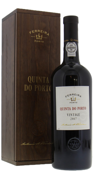 Ferreira Quinta do Porto Vintage 2017 Port in luxe houten kist