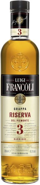 Luigi Francoli Grappa Riserva 3 Anni