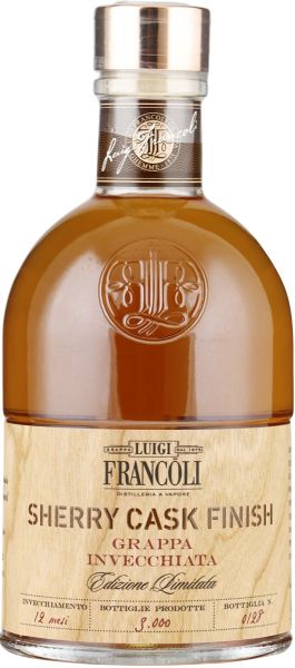 Luigi Francoli Grappa Sherry Cask Finish