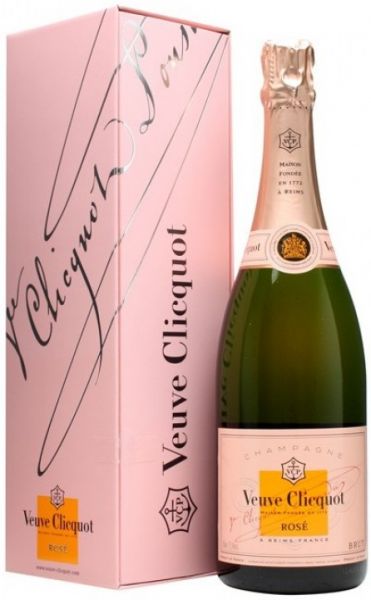 Champagne Veuve Clicquot Brut Rosé in giftbox