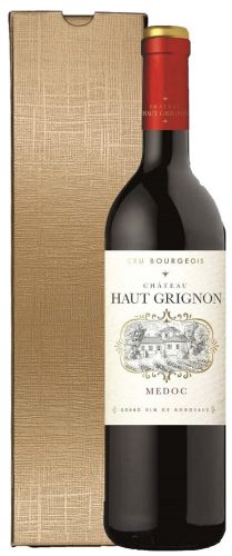 Château Haut Grignon Médoc Cru Bourgeois 2016 in cadeaudoos