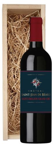 Château Saint-Jean de Béard Saint-Émilion Grand Cru 2020 in houten kist