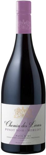 Chemin des Lions Pinot Noir Merlot Pays d'Oc IGP
