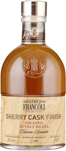 Luigi Francoli Grappa Sherry Cask Finish